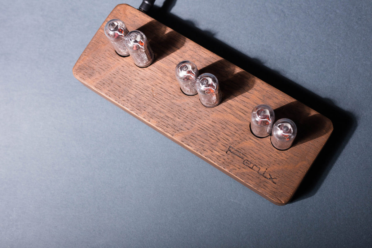 Clock on vacuum tubes indicators IN-14 Tubes Clock with 6 Tubes , handmade , steampunk style