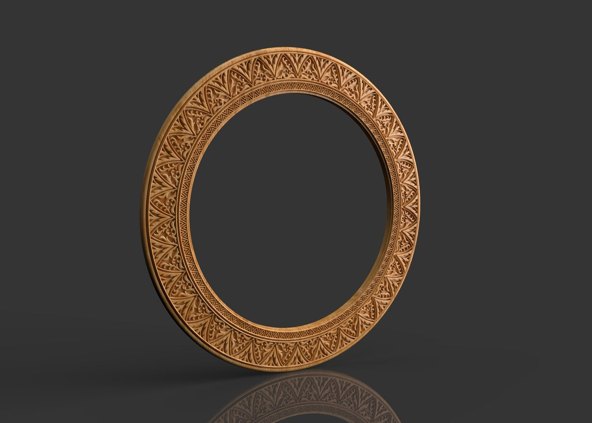 Artisanal Elegance: Unfinished Wooden Frame for Mirrors and Wall Decor - Crafted with Care and Creativity