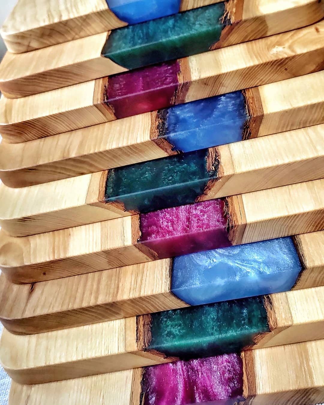 Epoxy Resin Board, Handcrafted River Board, Epoxy Resin Wooden Serving Board, Platter Charcuterie, Gift Board, kitchen board, cutting board