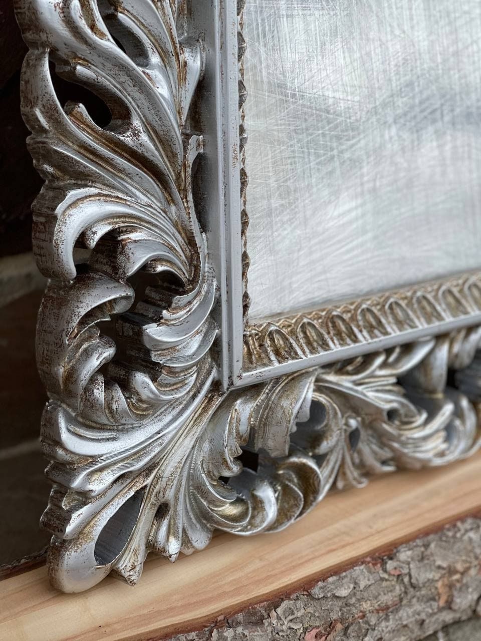 Ornate Antique Black Wall Mirror, Wall mirror large, Wall mirror decor, Glass mirrors, Home mirror, Mirror Wall, Interior Gift, wood frame