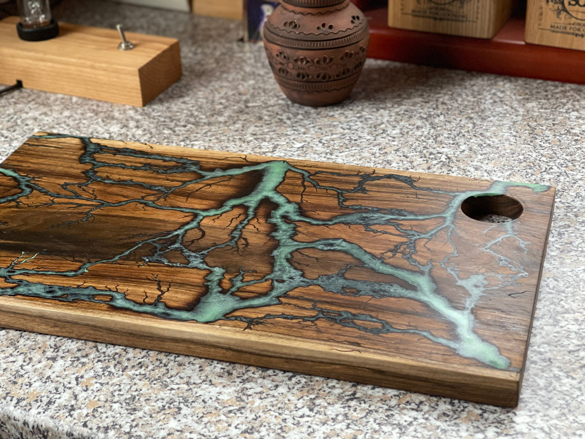 Epoxy Resin Board, Handcrafted River Board, Epoxy Resin, Wooden Serving Board, Gift Board, best gift, resin board, epoxy board,cutting board