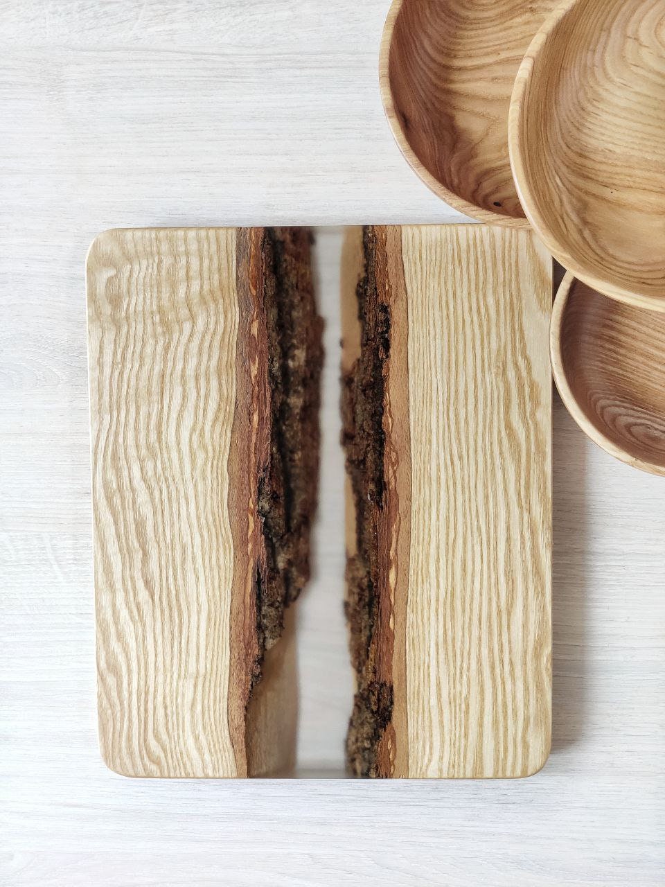 Epoxy Resin Board, Handcrafted River Board, medium cutting board, Gift Board, Antipasto Platter, gift wooden serving board, cheese board