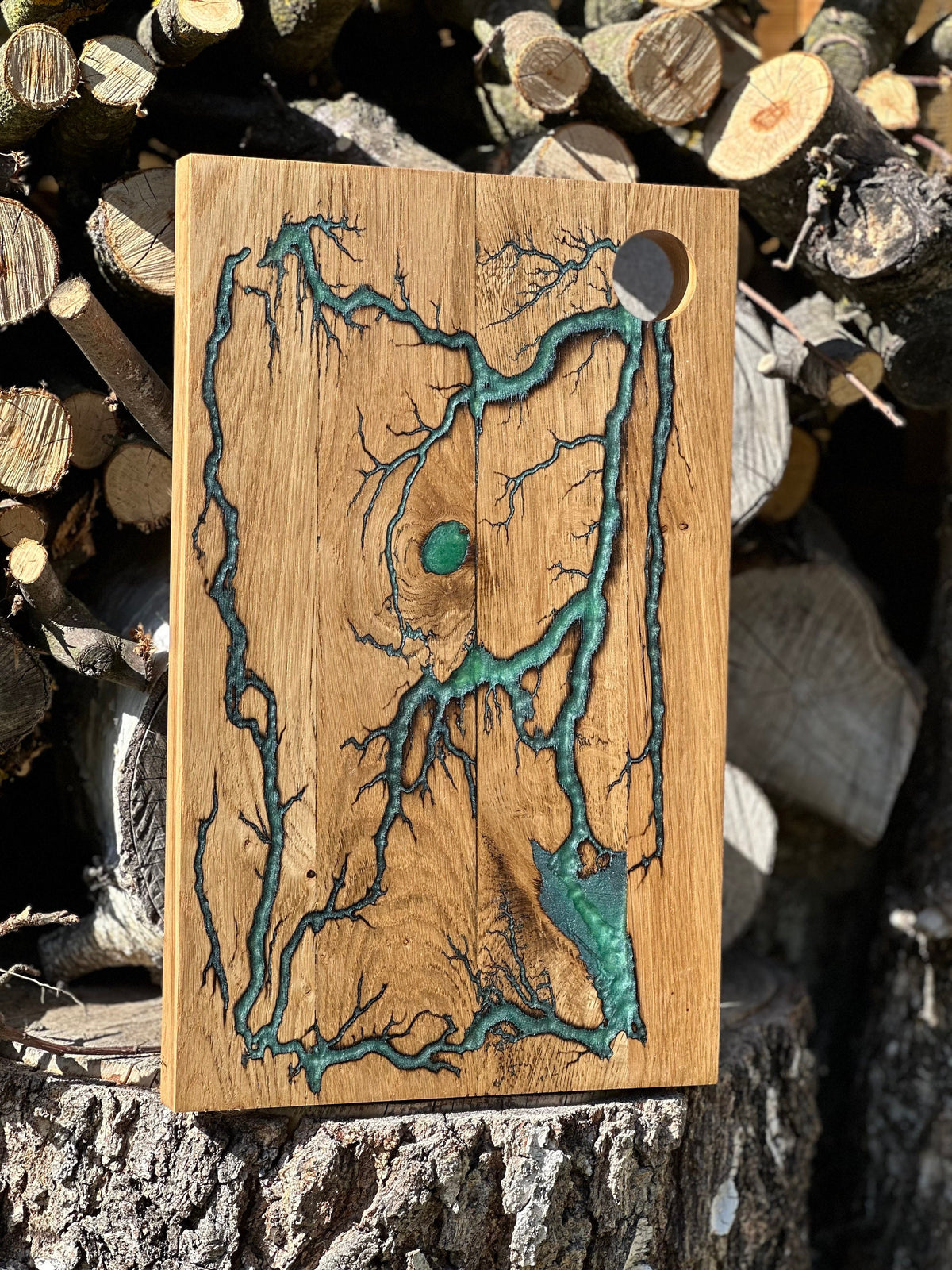 Epoxy Resin Board, Handcrafted River Board, Gift for mom, Serving Board, Gift Board, best gift, epoxy board,cutting board 16*10 inches