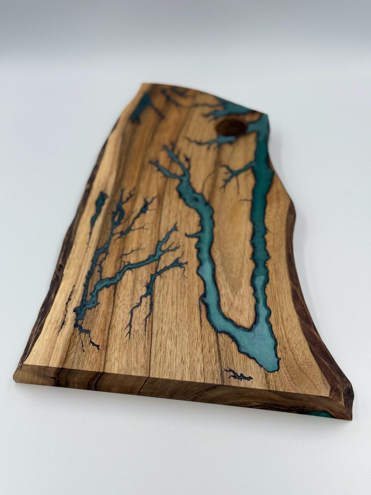 Epoxy Resin Board, Handcrafted River Board, Epoxy Resin, Wooden Serving Board, Gift Board, best gift, resin board, epoxy board,cutting board