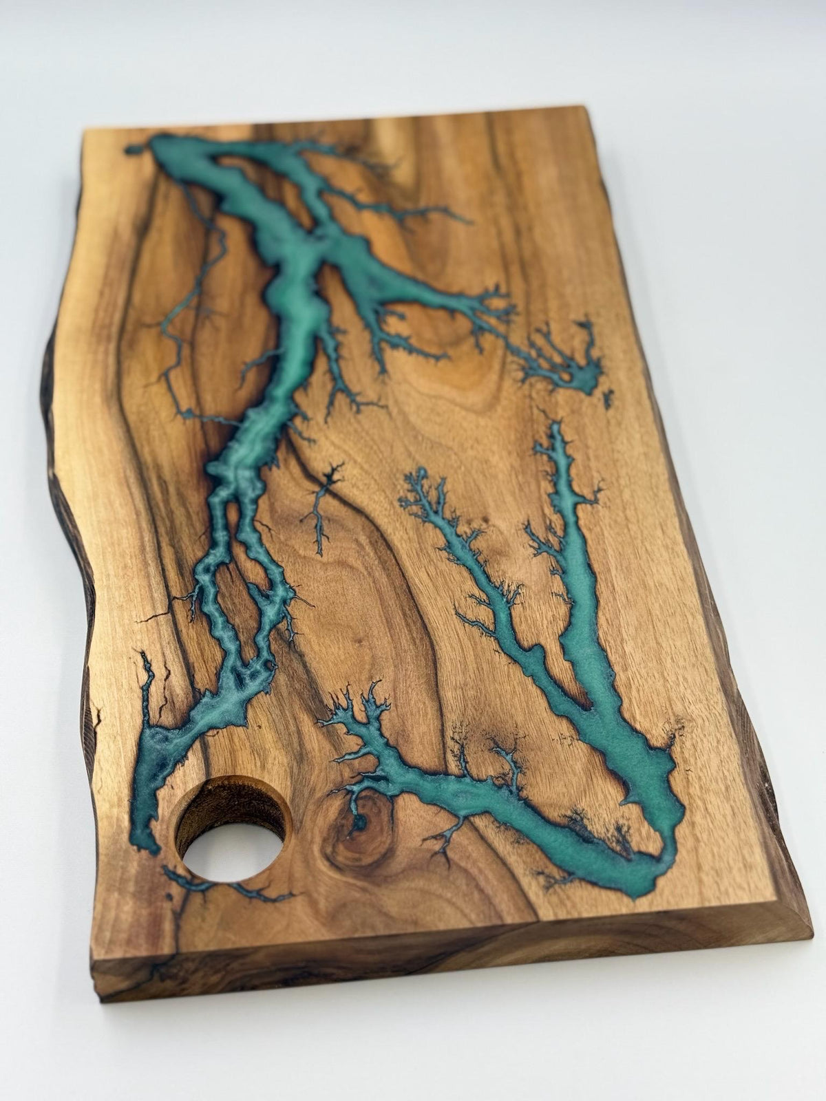 Epoxy Resin Board, Handcrafted River Board, Epoxy Resin, Wooden Serving Board, Gift Board, best gift, resin board, epoxy board,cutting board