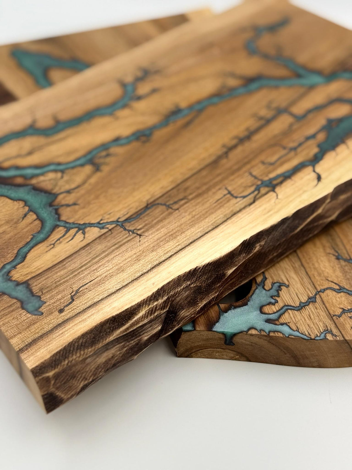 Epoxy Resin Board, Handcrafted River Board, Epoxy Resin, Wooden Serving Board, Gift Board, best gift, resin board, epoxy board,cutting board