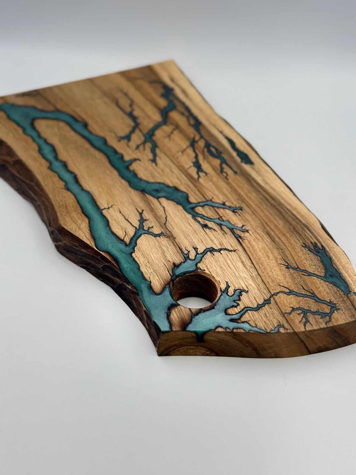Epoxy Resin Board, Handcrafted River Board, Epoxy Resin, Wooden Serving Board, Gift Board, best gift, resin board, epoxy board,cutting board