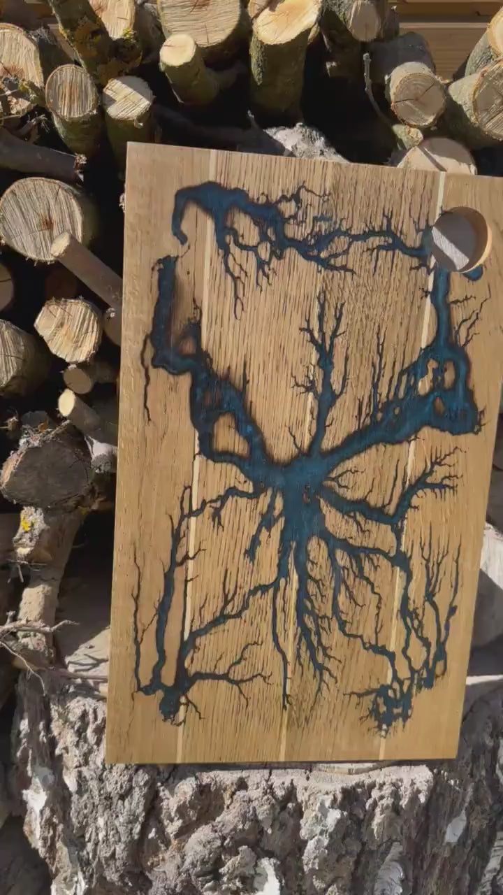 Epoxy Resin Board, Handcrafted River Board, Epoxy Resin, Wooden Serving Board, Gift Board, best gift, resin board, epoxy board,cutting board