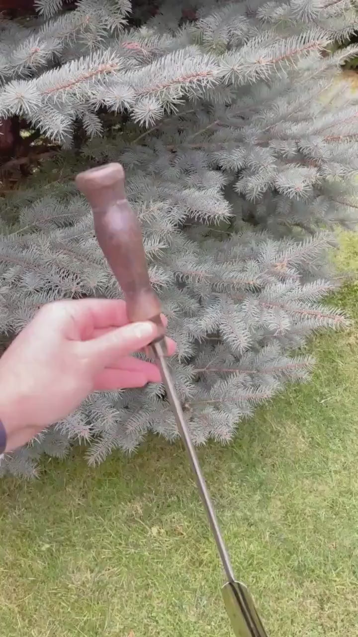 Stainless Steel and Black Walnut Professional Shoehorn - Flexible, Long Handle Shoe Lifter Spoon