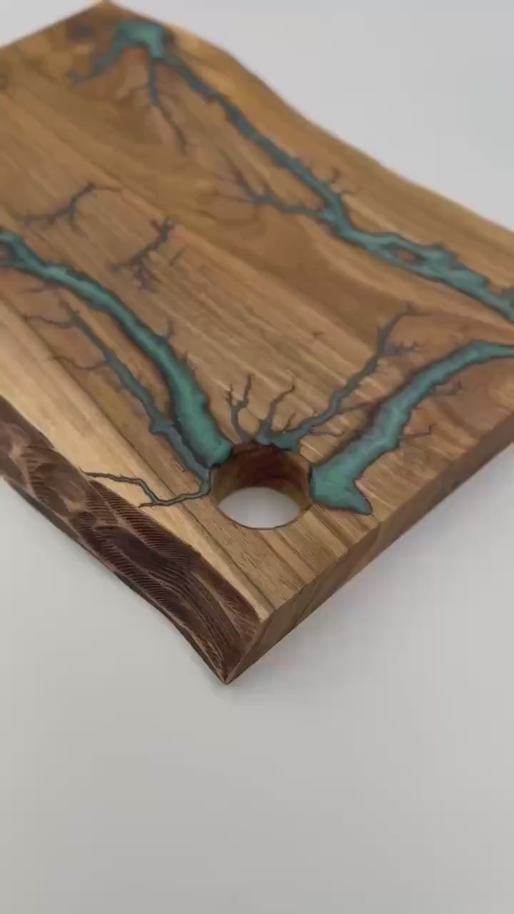 Epoxy Resin Board, Handcrafted River Board, Epoxy Resin, Wooden Serving Board, Gift Board, best gift, resin board, epoxy board,cutting board