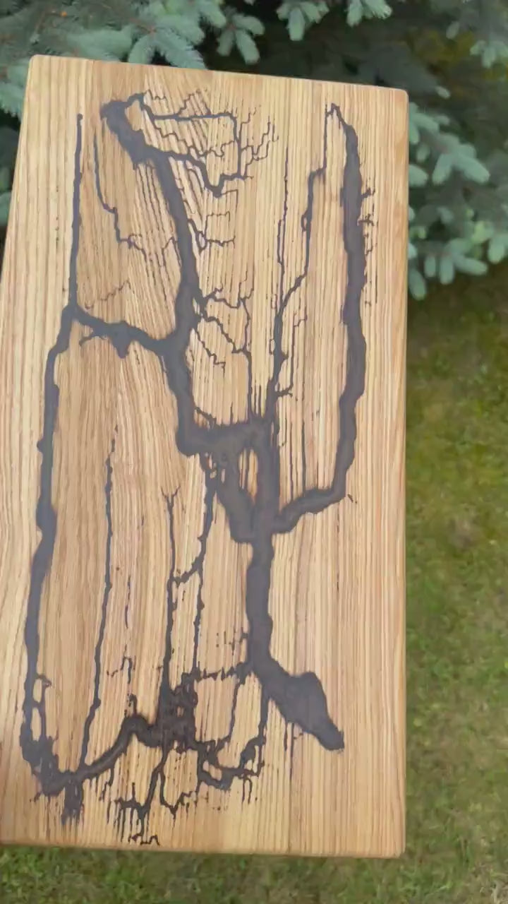 Handcrafted Oak Cutting Board - Unique & Food Safe! Epoxy Resin Board, Handcrafted River Board, Gift Board, Best Gift for wife or friends