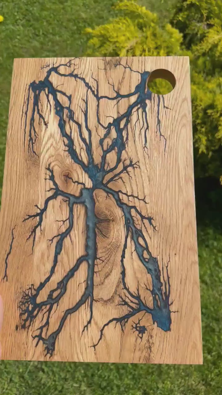 Epoxy Resin Board, Handcrafted River Board, Epoxy Resin, Wooden Serving Board, Gift Board, best gift, resin board, epoxy board,cutting board