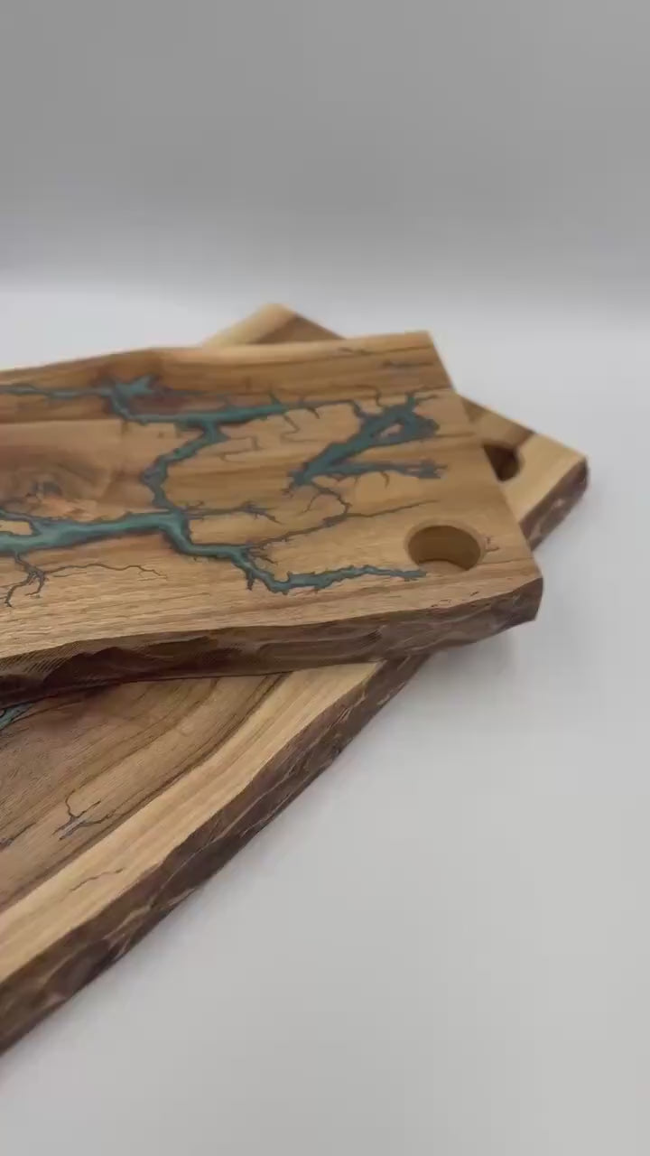 Epoxy Resin Board, Handcrafted River Board, Epoxy Resin, Wooden Serving Board, Gift Board, best gift, resin board, epoxy board,cutting board