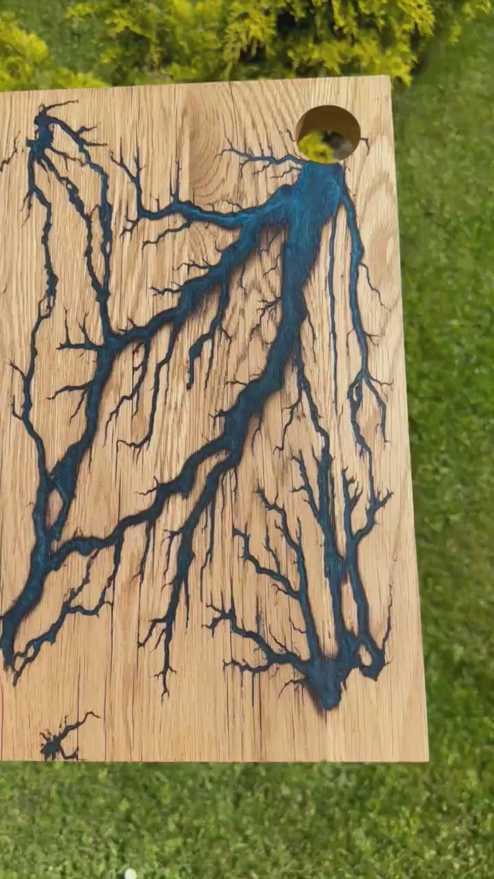 Epoxy Resin Board, Handcrafted River Board, Epoxy Resin, Wooden Serving Board, Gift Board, best gift, resin board, epoxy board,cutting board
